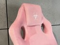 Fotel obrotowy do biurka CARRERA M ALCANTARA PINK