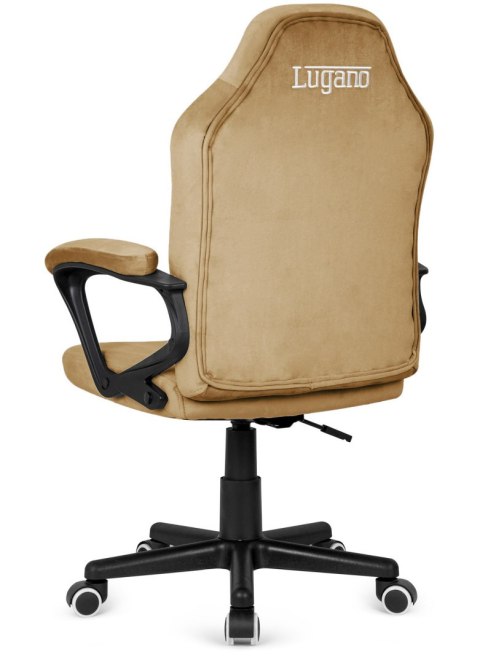 Fotel obrotowy do biurka MARIO ALCANTARA BEIGE Fotel obrotowy do biurka MARIO ALCANTARA BEIGE