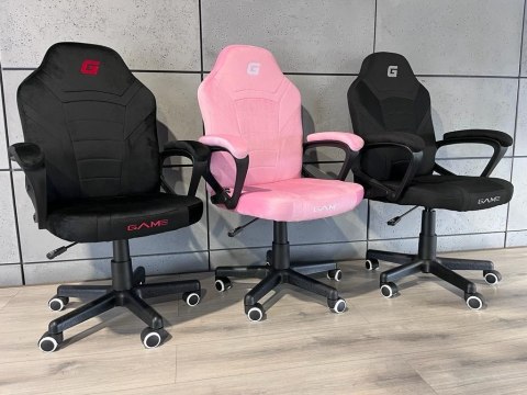 Fotel obrotowy do biurka MARIO ALCANTARA CANDY PINK Fotel obrotowy do biurka MARIO ALCANTARA CANDY PINK