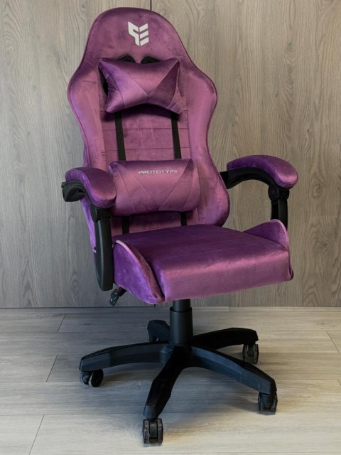 Fotel obrotowy gamingowy HERO ENZO PURPLE ALCANTARA Fotel obrotowy gamingowy HERO ENZO PURPLE ALCANTARA