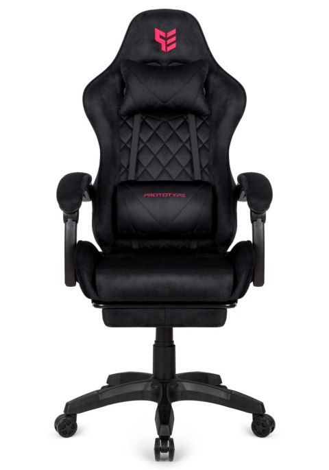 Fotel obrotowy gamingowy HERO POKER PRO BLACK ALCANTARA Fotel obrotowy gamingowy HERO POKER PRO BLACK ALCANTARA