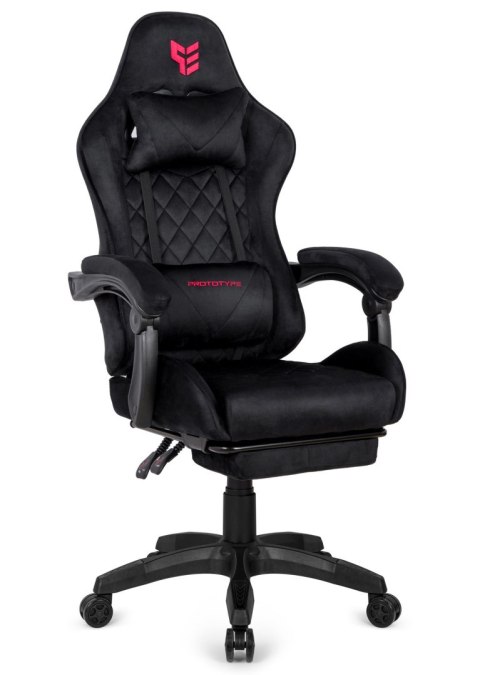 Fotel obrotowy gamingowy HERO POKER PRO BLACK ALCANTARA Fotel obrotowy gamingowy HERO POKER PRO BLACK ALCANTARA