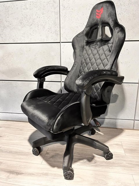 Fotel obrotowy gamingowy HERO POKER PRO BLACK ALCANTARA Fotel obrotowy gamingowy HERO POKER PRO BLACK ALCANTARA