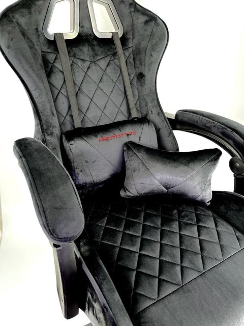 Fotel obrotowy gamingowy HERO POKER PRO BLACK ALCANTARA Fotel obrotowy gamingowy HERO POKER PRO BLACK ALCANTARA