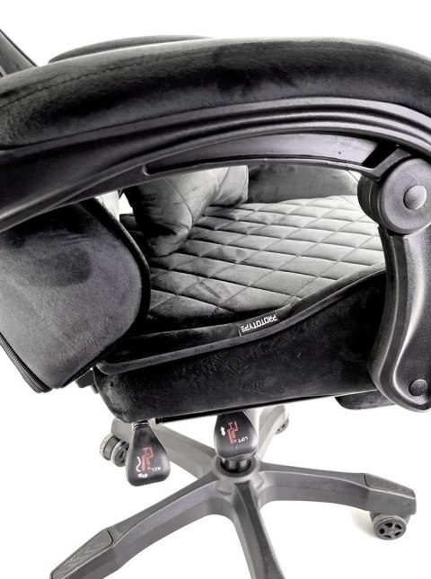 Fotel obrotowy gamingowy HERO POKER PRO BLACK ALCANTARA Fotel obrotowy gamingowy HERO POKER PRO BLACK ALCANTARA