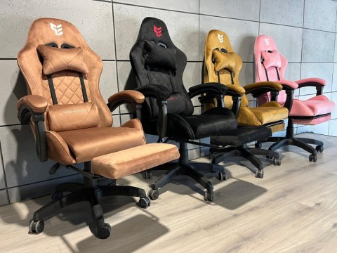 Fotel obrotowy gamingowy HERO POKER PRO BROWN ALCANTARA Fotel obrotowy gamingowy HERO POKER PRO BROWN ALCANTARA