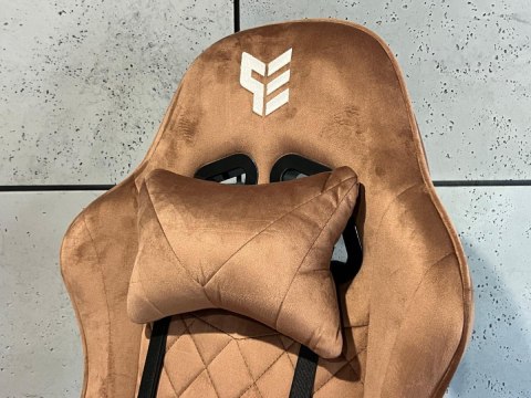 Fotel obrotowy gamingowy HERO POKER PRO BROWN ALCANTARA Fotel obrotowy gamingowy HERO POKER PRO BROWN ALCANTARA