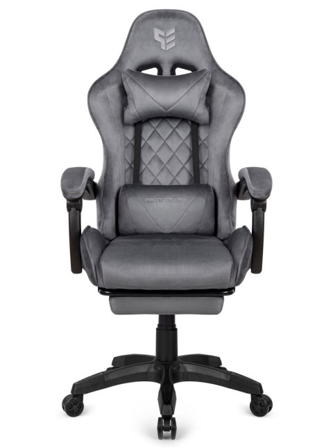 Fotel obrotowy gamingowy HERO POKER PRO GREY ALCANTARA Fotel obrotowy gamingowy HERO POKER PRO GREY ALCANTARA