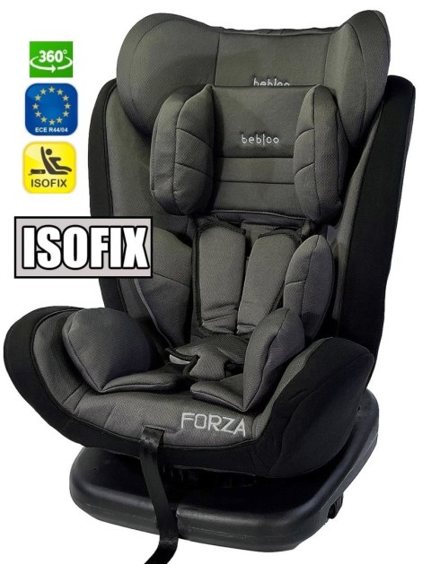 Fotelik samochodowy ISOFIX 360 FORZA BLACK 0-36 kg uniwersalny Fotelik samochodowy ISOFIX 360 FORZA BLACK 0-36 kg uniwersalny
