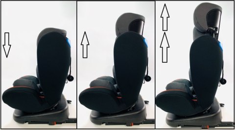 Fotelik samochodowy ISOFIX 360 FORZA BLACK 0-36 kg uniwersalny Fotelik samochodowy ISOFIX 360 FORZA BLACK 0-36 kg uniwersalny