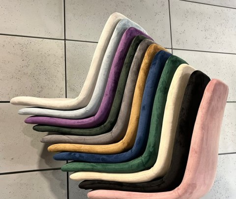 Krzesła tapicerowane BORGO VELVET SILVER zestaw 4 sztuk kolory do wyboru Krzesła tapicerowane BORGO VELVET SILVER zestaw 4 sztuk kolory do wyboru
