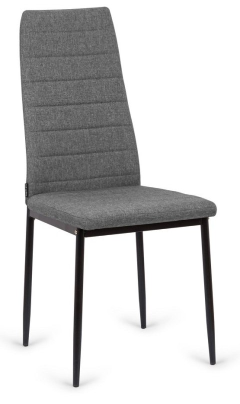 Krzesła tapicerowane zestaw 4 VALVA LINE FABRIC GREY Krzesła tapicerowane zestaw 4 VALVA LINE FABRIC GREY