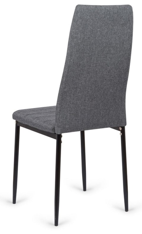 Krzesła tapicerowane zestaw 4 VALVA LINE FABRIC GREY Krzesła tapicerowane zestaw 4 VALVA LINE FABRIC GREY