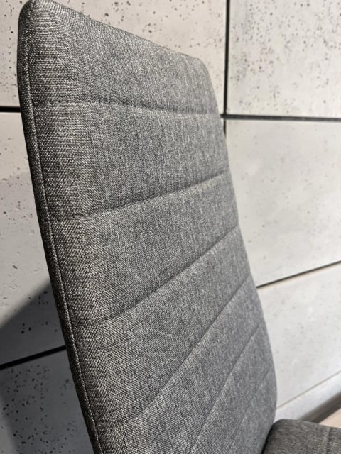 Krzesła tapicerowane zestaw 4 VALVA LINE FABRIC GREY Krzesła tapicerowane zestaw 4 VALVA LINE FABRIC GREY