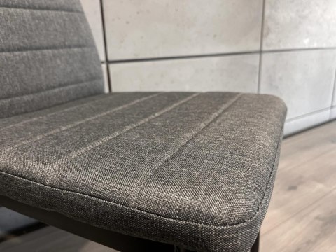 Krzesła tapicerowane zestaw 4 VALVA LINE FABRIC GREY Krzesła tapicerowane zestaw 4 VALVA LINE FABRIC GREY