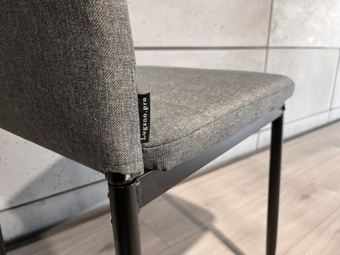 Krzesła tapicerowane zestaw 4 VALVA LINE FABRIC GREY Krzesła tapicerowane zestaw 4 VALVA LINE FABRIC GREY