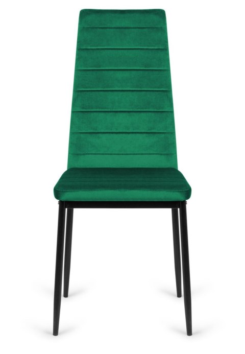 Krzesła tapicerowane zestaw 4 VALVA LINE VELVET GREEN Krzesła tapicerowane zestaw 4 VALVA LINE VELVET GREEN