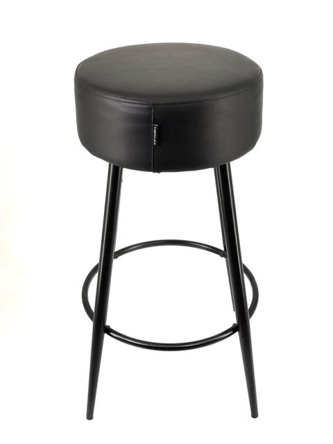 Krzesło barowe ASTI BLACK PU hoker BAR Krzesło barowe ASTI BLACK PU hoker BAR