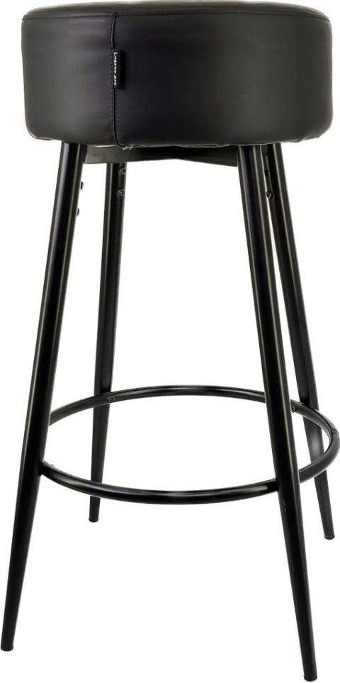 Krzesło barowe ASTI BLACK PU hoker BAR Krzesło barowe ASTI BLACK PU hoker BAR