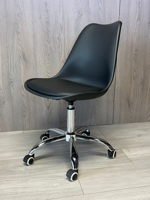 Krzesło obrotowe MONZA OFFICE BLACK PU Krzesło obrotowe MONZA OFFICE BLACK PU