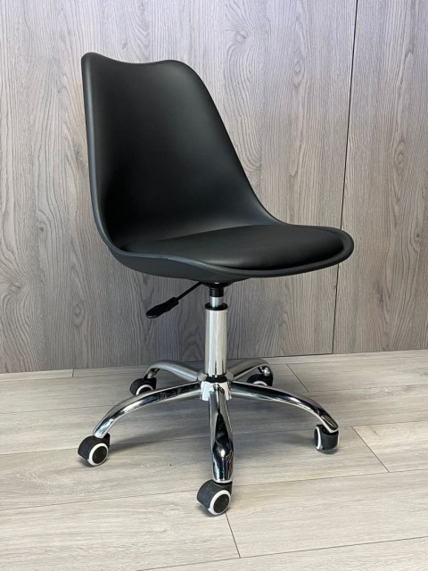 Krzesło obrotowe MONZA OFFICE BLACK PU Krzesło obrotowe MONZA OFFICE BLACK PU