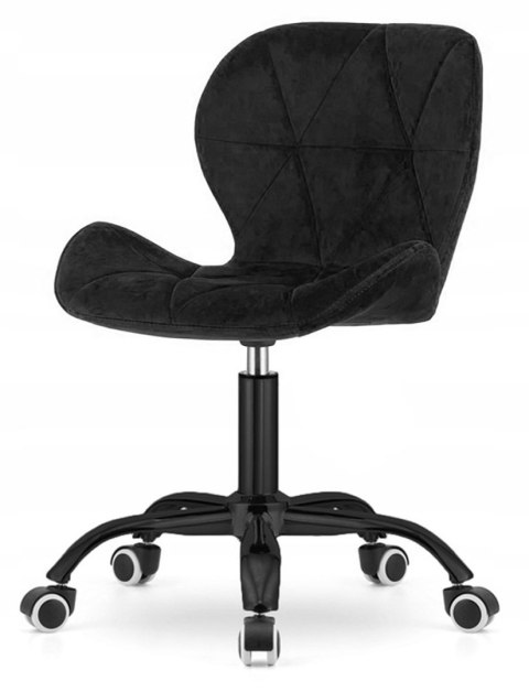 Krzesło obrotowe VASTO OFFICE VELVET BLACK SMOKE Krzesło obrotowe VASTO OFFICE VELVET BLACK SMOKE