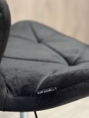 Krzesło obrotowe VASTO OFFICE VELVET BLACK SMOKE