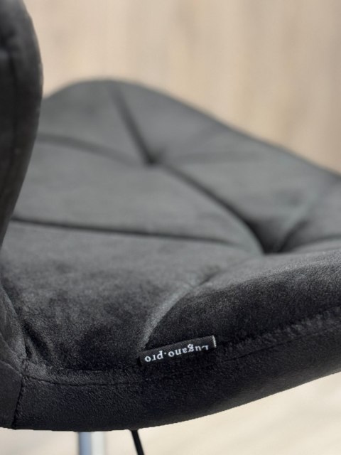 Krzesło obrotowe VASTO OFFICE VELVET BLACK Krzesło obrotowe VASTO OFFICE VELVET BLACK