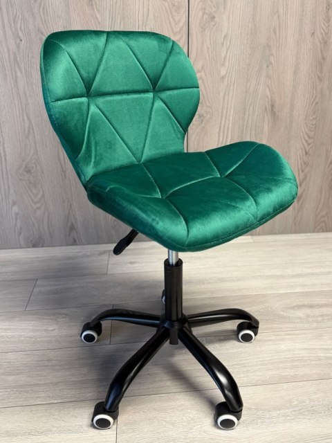 Krzesło obrotowe VASTO OFFICE VELVET GREEN SMOKE Krzesło obrotowe VASTO OFFICE VELVET GREEN SMOKE