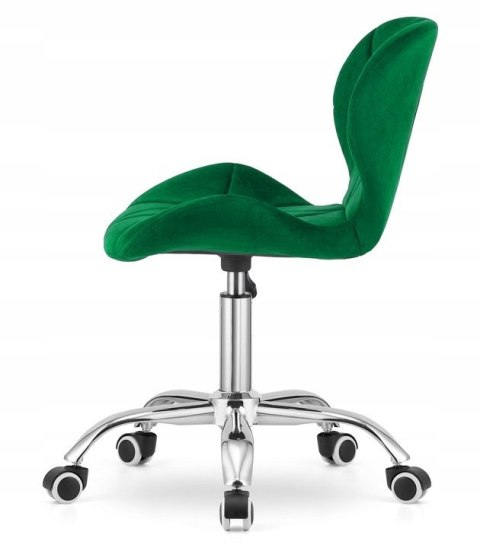 Krzesło obrotowe VASTO OFFICE VELVET GREEN Krzesło obrotowe VASTO OFFICE VELVET GREEN