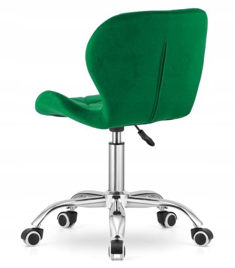 Krzesło obrotowe VASTO OFFICE VELVET GREEN Krzesło obrotowe VASTO OFFICE VELVET GREEN