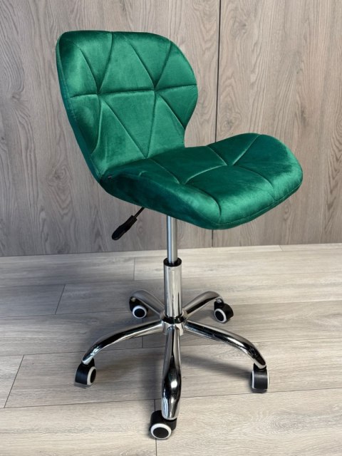 Krzesło obrotowe VASTO OFFICE VELVET GREEN Krzesło obrotowe VASTO OFFICE VELVET GREEN