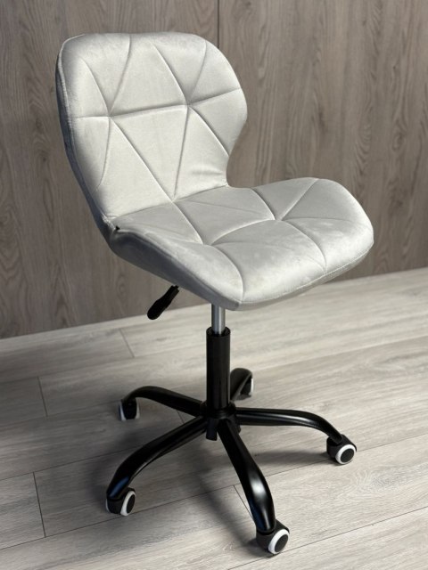 Krzesło obrotowe VASTO OFFICE VELVET GREY SMOKE Krzesło obrotowe VASTO OFFICE VELVET GREY SMOKE