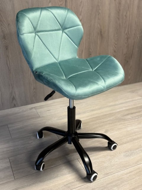 Krzesło obrotowe VASTO OFFICE VELVET MINT SMOKE Krzesło obrotowe VASTO OFFICE VELVET MINT SMOKE