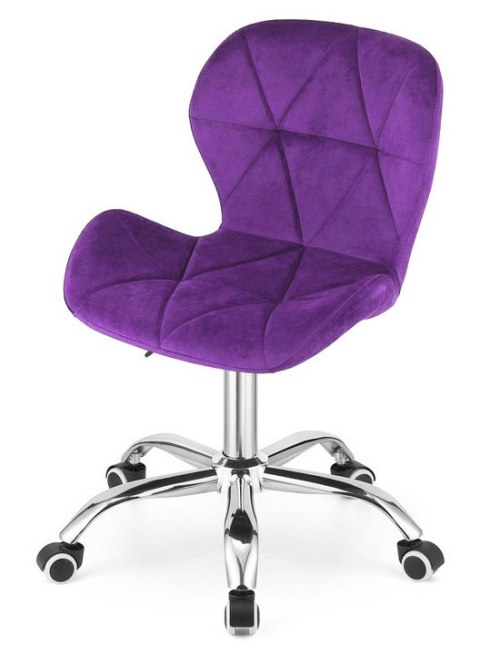 Krzesło obrotowe VASTO OFFICE VELVET PURPLE Krzesło obrotowe VASTO OFFICE VELVET PURPLE