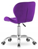 Krzesło obrotowe VASTO OFFICE VELVET PURPLE