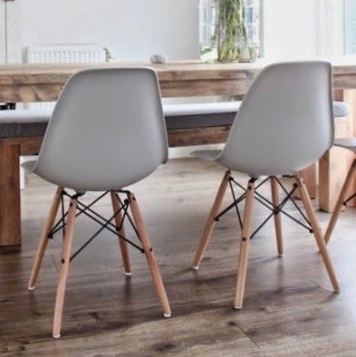 Krzesło skandynawskie IMPERIA LIGHT GREY II GATUNEK Krzesło skandynawskie IMPERIA LIGHT GREY II GATUNEK