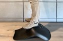 Krzesło skandynawskie MONZA LIGHT GREY - Black PU