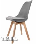 Krzesło skandynawskie MONZA LIGHT GREY - Grey Fabric II