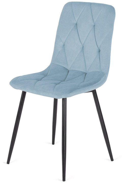 Krzesło tapicerowane BORGO VELVET LIGHT BLUE Krzesło tapicerowane BORGO VELVET LIGHT BLUE