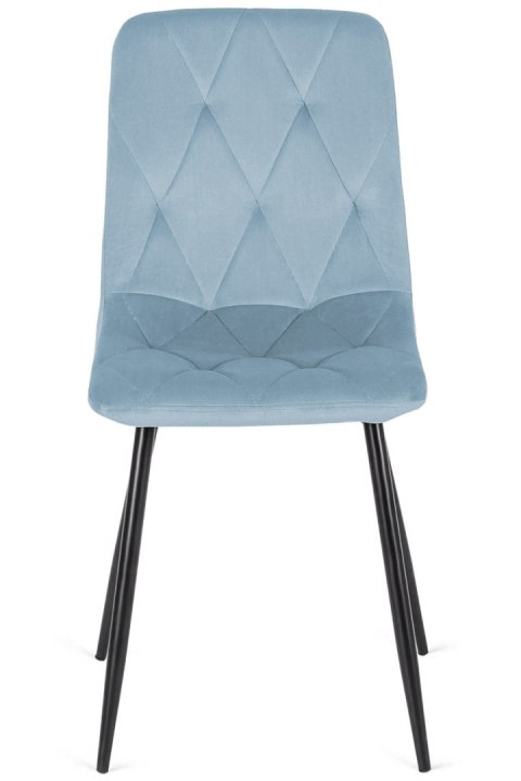 Krzesło tapicerowane BORGO VELVET LIGHT BLUE Krzesło tapicerowane BORGO VELVET LIGHT BLUE
