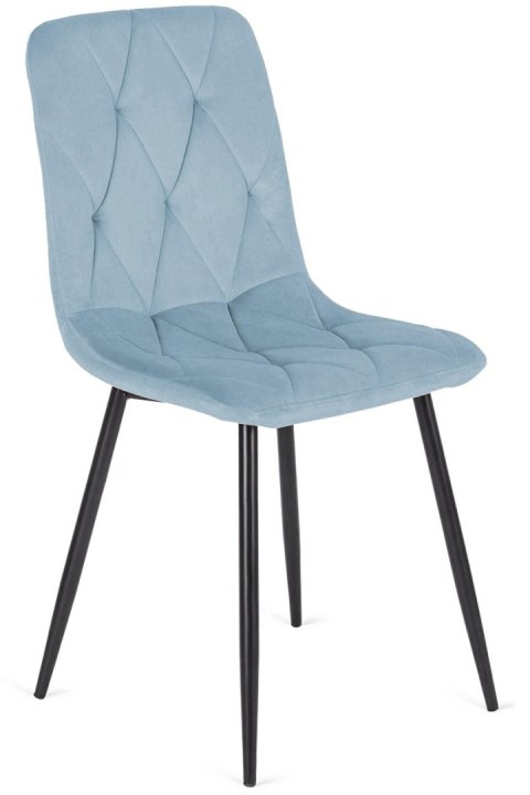 Krzesło tapicerowane BORGO VELVET LIGHT BLUE Krzesło tapicerowane BORGO VELVET LIGHT BLUE