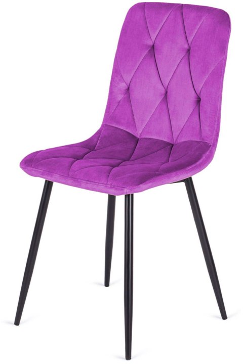 Krzesło tapicerowane BORGO VELVET PURPLE Krzesło tapicerowane BORGO VELVET PURPLE
