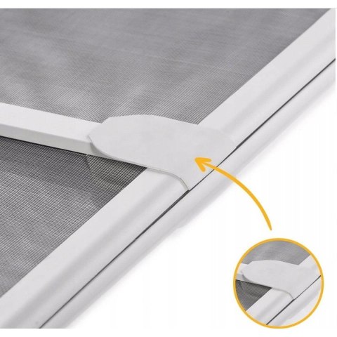 MOSKITIERA DRZWI ALU 100X215 BIAŁA BASIC PLUS MOSKITIERA DRZWI ALU 100X215 BIAŁA BASIC PLUS