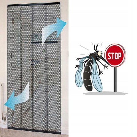 MOSKITIERA DRZWIOWA LAMELOWA 100X220 POLIESTER+TAŚMA RZEP MOSKITIERA DRZWIOWA LAMELOWA 100X220 POLIESTER+TAŚMA RZEP