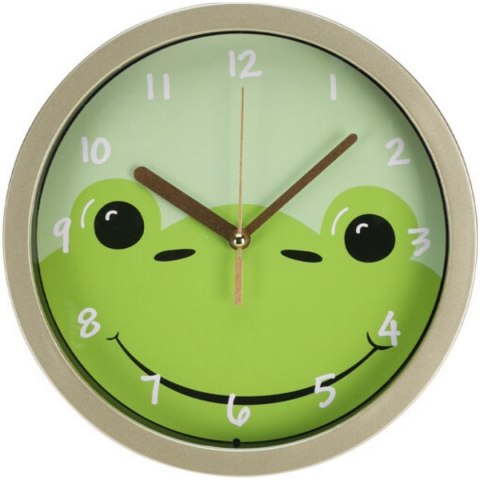 ZEGAR ŚCIENNY KIDS ANIMAL 20 CM ŻABA ZEGAR ŚCIENNY KIDS ANIMAL 20 CM ŻABA