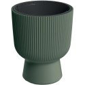DONICZKA DO KWIATÓW MILLY NA NODZE ŚR 24CM ZIELONA PINA