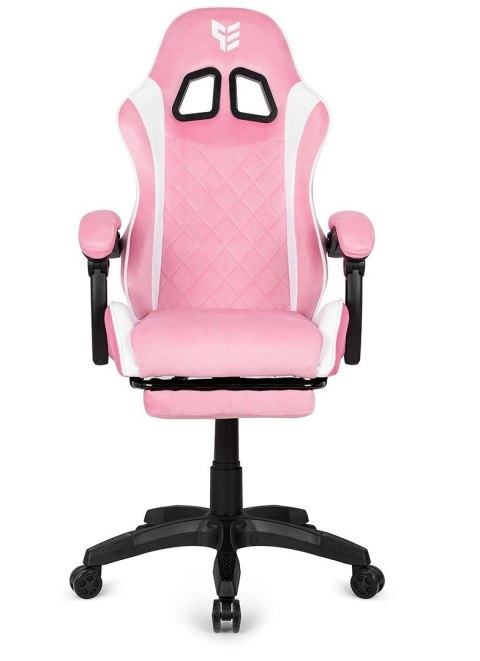 Fotel obrotowy gamingowy XL POKER PRO PINK + WHITE ALCANTARA Fotel obrotowy gamingowy XL POKER PRO PINK + WHITE ALCANTARA
