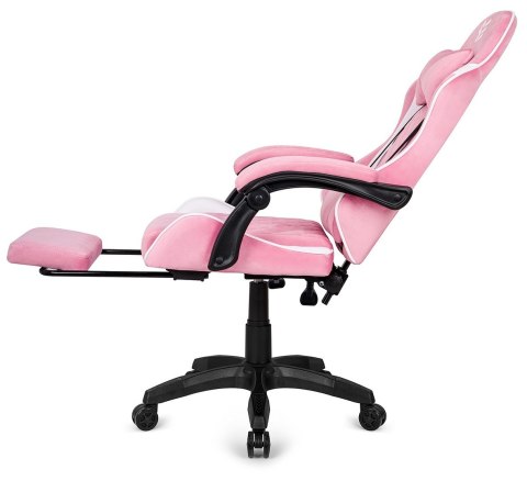 Fotel obrotowy gamingowy XL POKER PRO PINK + WHITE ALCANTARA Fotel obrotowy gamingowy XL POKER PRO PINK + WHITE ALCANTARA