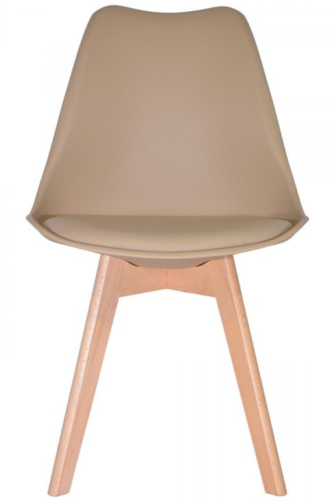 Krzesło skandynawskie MONZA BEIGE PU Krzesło skandynawskie MONZA BEIGE PU